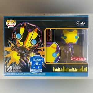 Marvel Iron Man funko with shirt size M